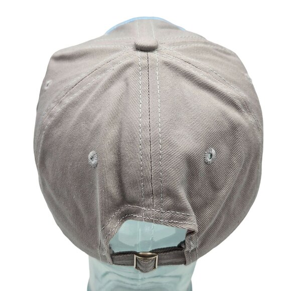 Melissa Etheridge Cruise Gray Cotton Baseball Hat With Tropical Patch Underbill - Picture 6 of 13